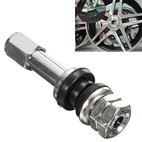 cd73a16c81151dc01e931b3a4595ea04.webp Tubeless Valve Nut TR161 TR48E Stainless Steel Tire Valve Cap Durable Anti Rust Easy Install for Motorcycle Car Tyre Ready Stock Malaysia