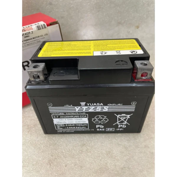 my-11134207-7r992-ln2gcg2e43dn41.webp Motorcycle Battery YTZ5S 12V Maintenance Free for Yamaha 135LC SRL115 EGOs Honda Dash EX5 High Performance Ready Stock Malaysia