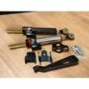 MATRIS Steering Damper Motorcycle Stabilizer Steering Shock Absorber Compatible Y15ZR Y16 LC135 RS150 RSX150 Adjustable Handlebar Damper High Performance Ready Stock Malaysia