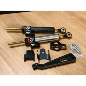 my-11134207-7rasb-m9h8rjbchj7yb4.webp MATRIS Steering Damper Motorcycle Stabilizer Steering Shock Absorber Compatible Y15ZR Y16 LC135 RS150 RSX150 Adjustable Handlebar Damper High Performance Ready Stock Malaysia