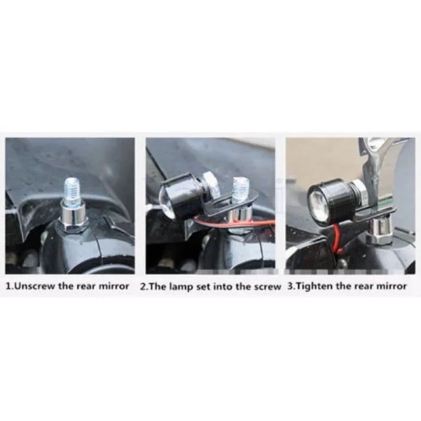 ph-11134201-23030-emhhbzuiq9nvc2.webp 2PCS White LED Motorcycle Handlebar Spotlight Driving Fog Light Headlight Lamp Universal Motorcycle Auxiliary LED Driving Light Waterproof High Brightness Ready Stock Malaysia