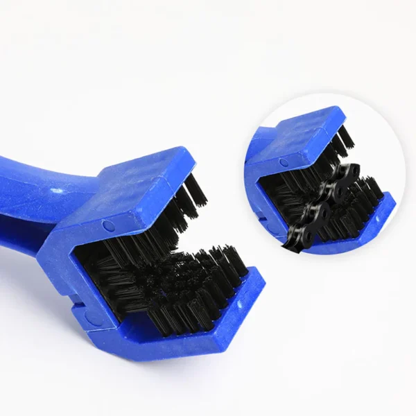 Motorcycle & Road Bike Chain Cleaner Maintenance Cleaning Tool