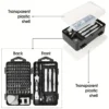 115-in-1 Magnetic Screwdriver Set Precision Repair Tool Kit with Multifunctional Bits