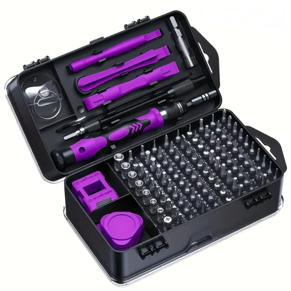 115-in-1 Magnetic Screwdriver Set Precision Repair Tool Kit with Multifunctional Bits