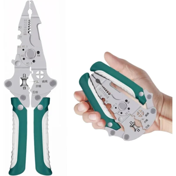 sg-11134201-824hx-mf83x1mtlki614.webp 16-in-1 Foldable Wire Stripping Tool Multifunctional Electrician Pliers Cutter Crimper Hand Tool